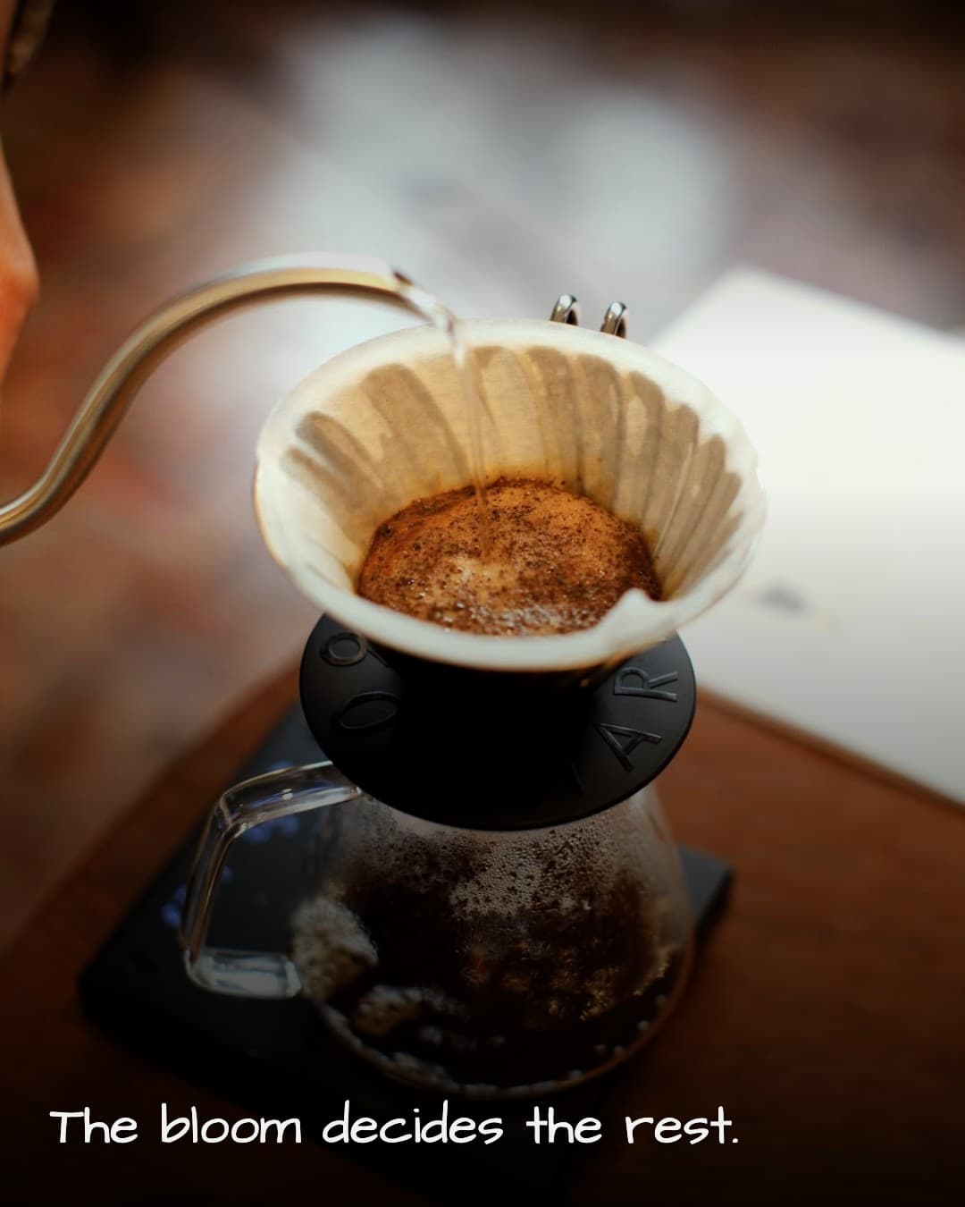 Ron Ron Slow Bar pour-over coffee