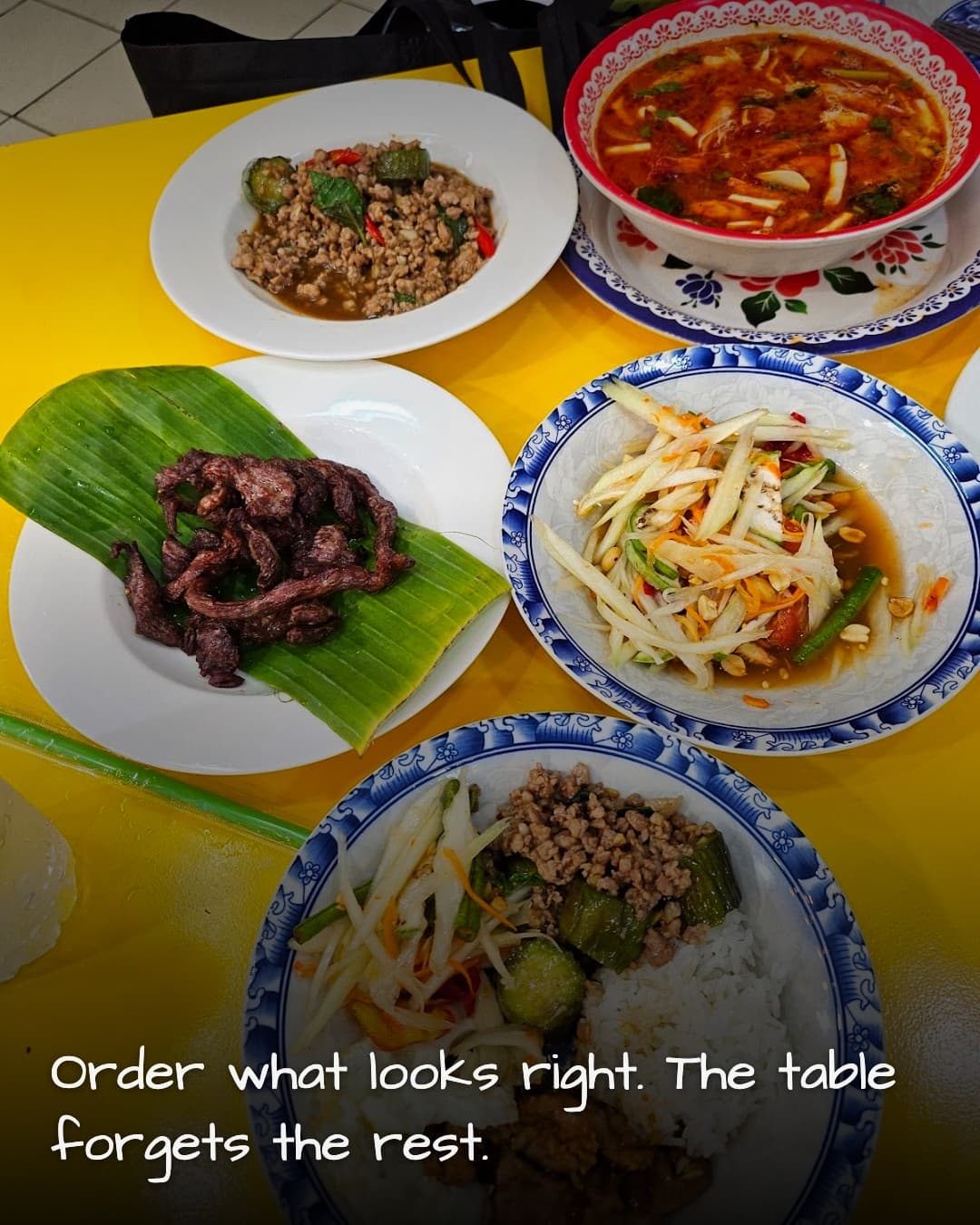 Food Street Soi 38 table