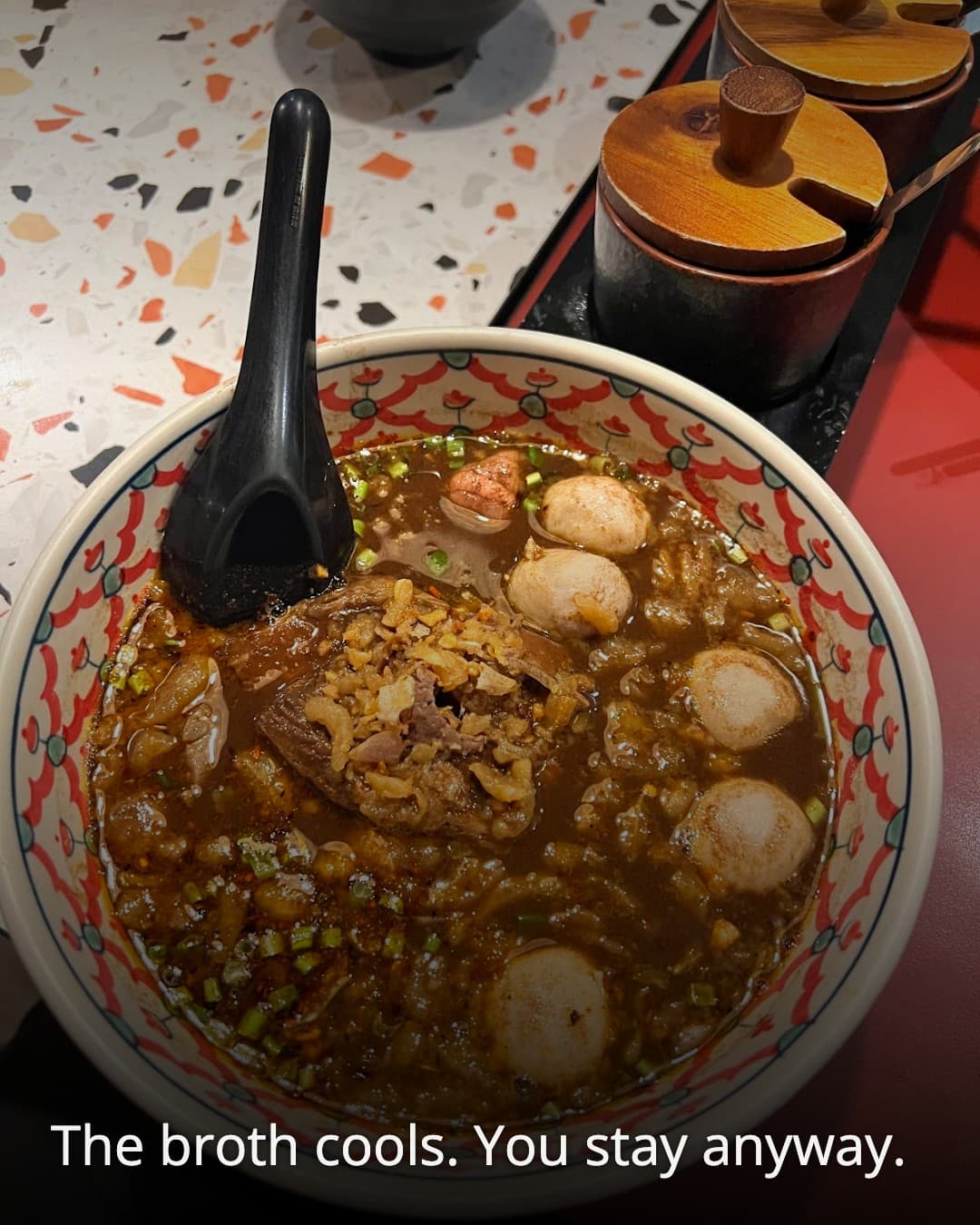 Khaotom Kuykodangkhao broth bowl