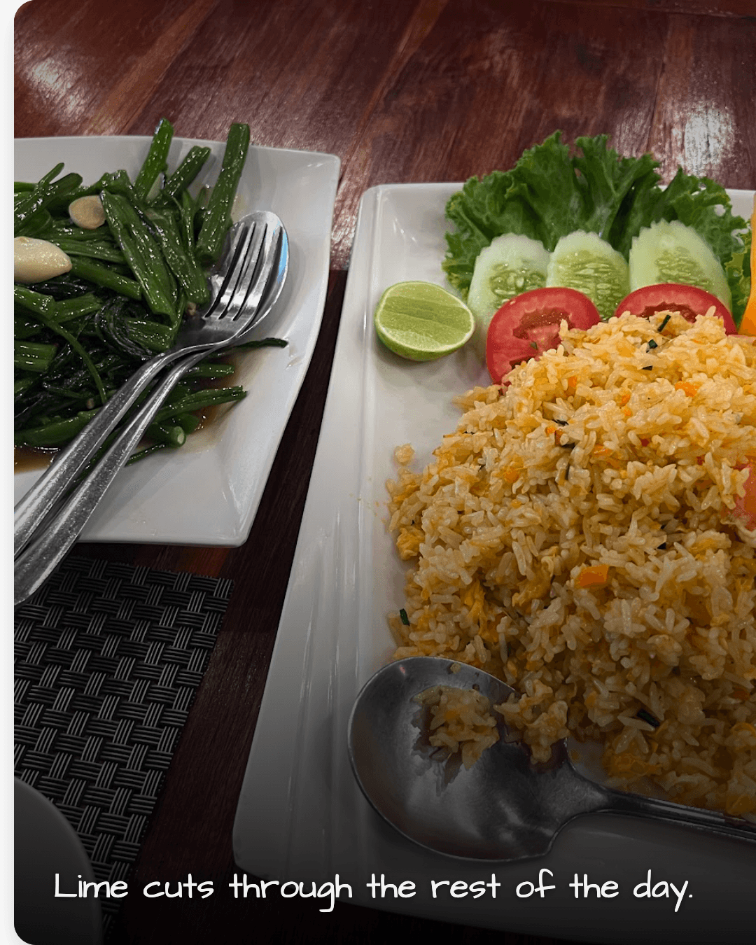 Jojo Seafood Riverside fried rice