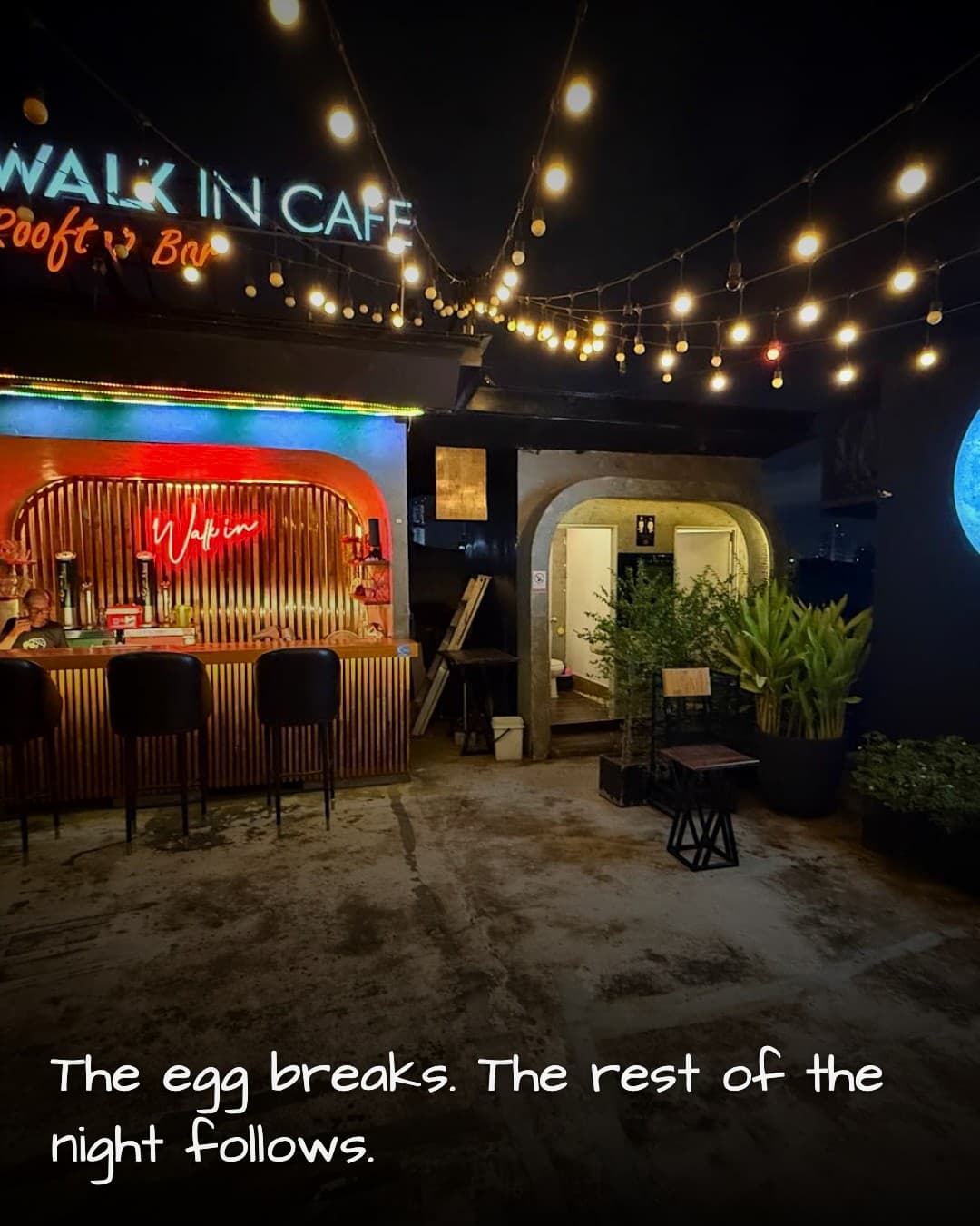 Walk in cafe and bistro basil pork with egg