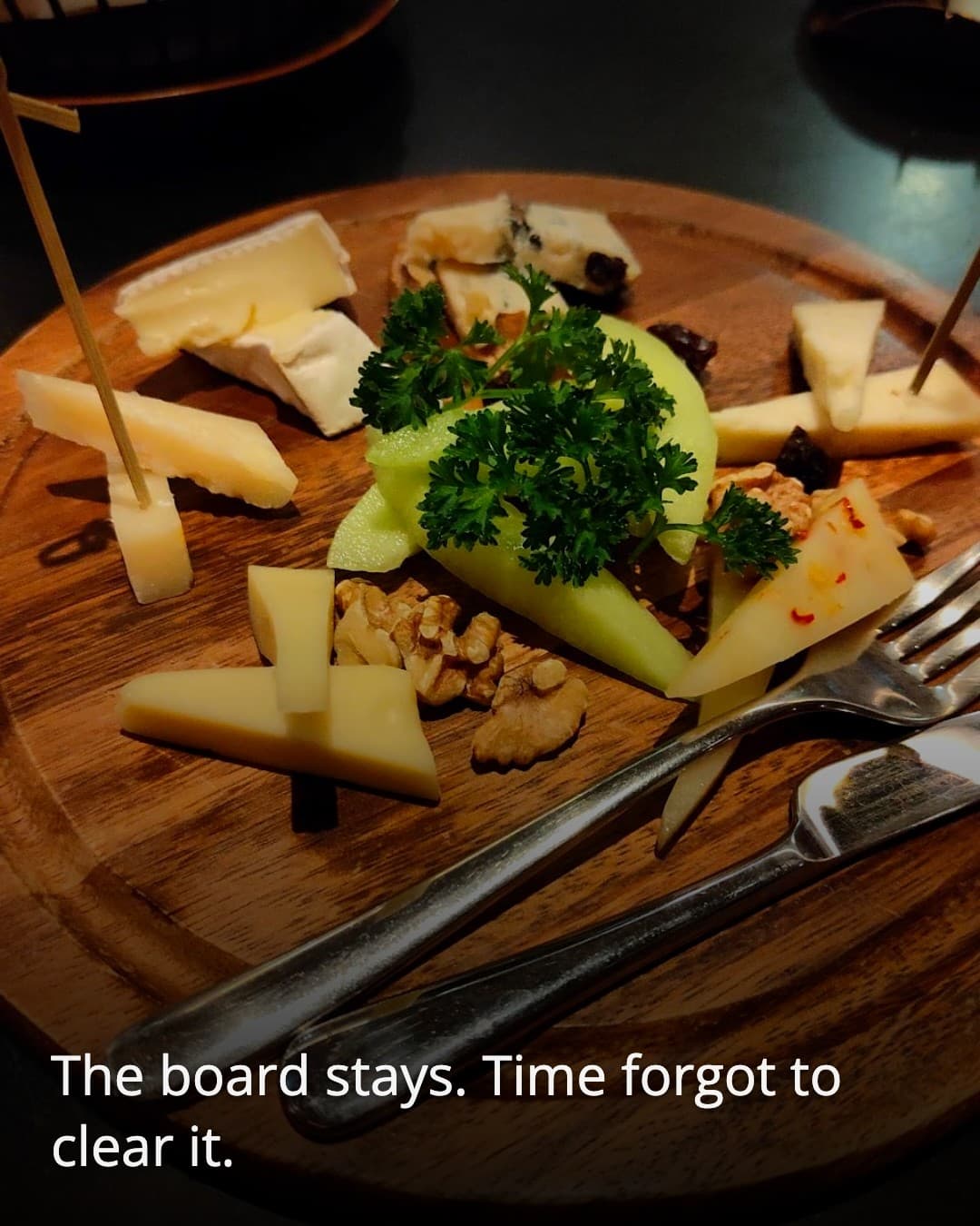 Riddler cheese board