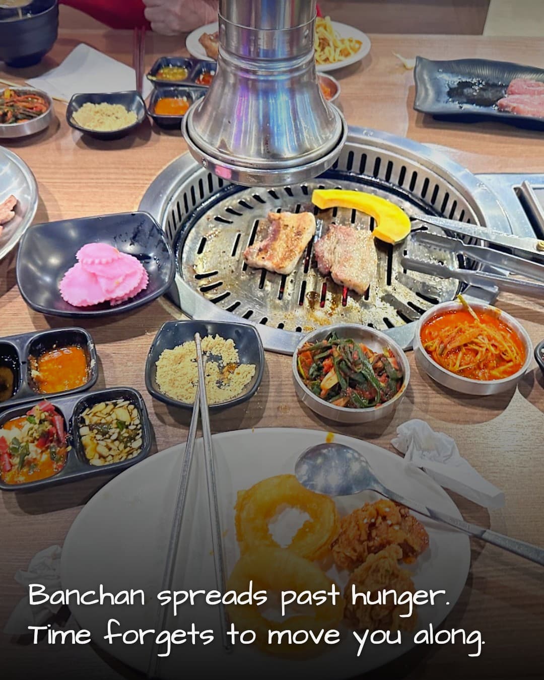Factory Buffet banchan spread