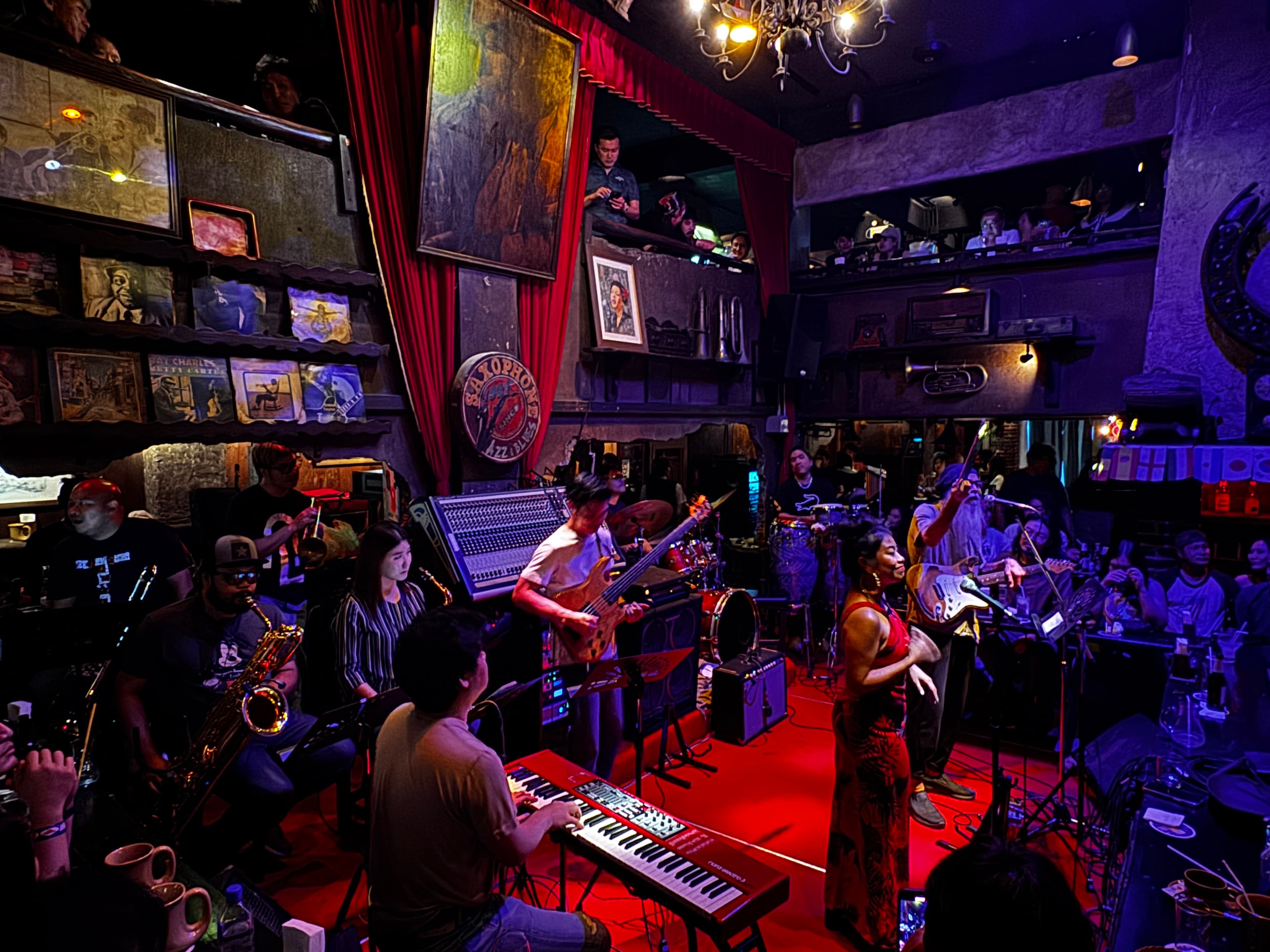 Live jazz in a moody basement venue, the vibe hits differen…