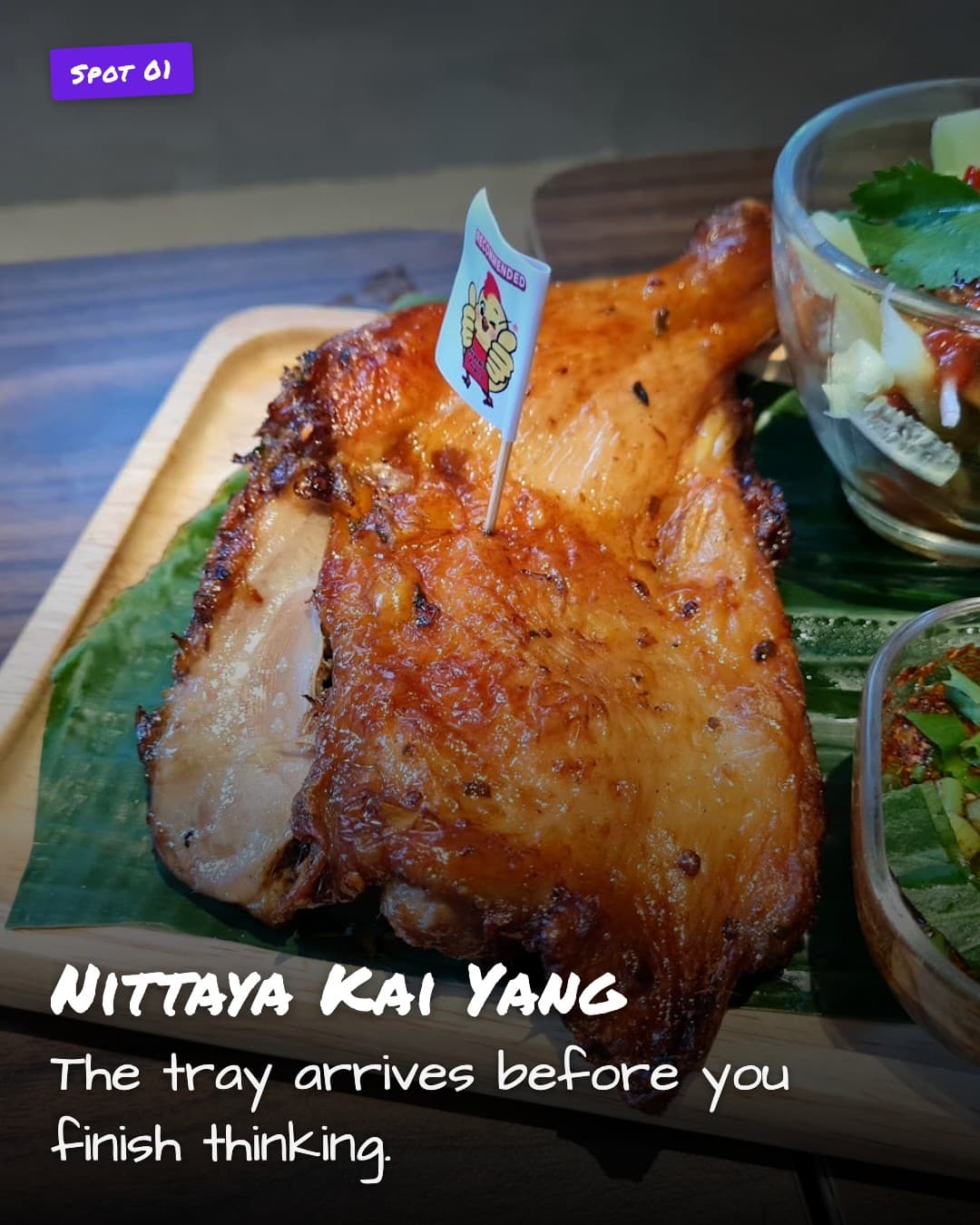 Nittaya Kai Yang grilled chicken tray