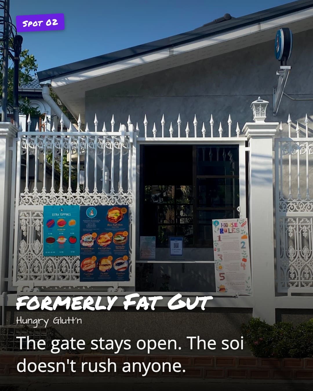 Hungry Glutt'n, sidewalk entrance