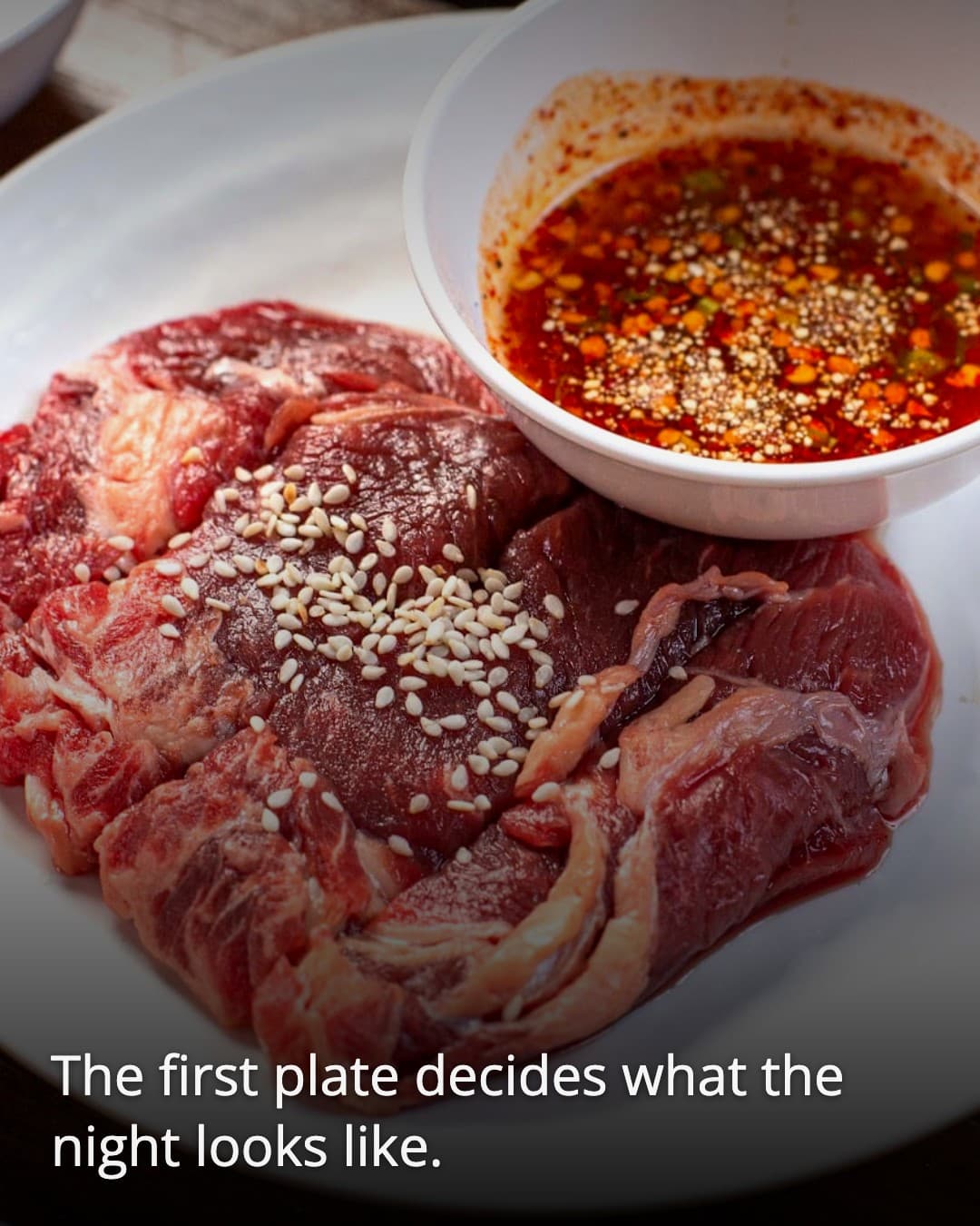 Moomuekgung Moograta Rooftop raw meat plate