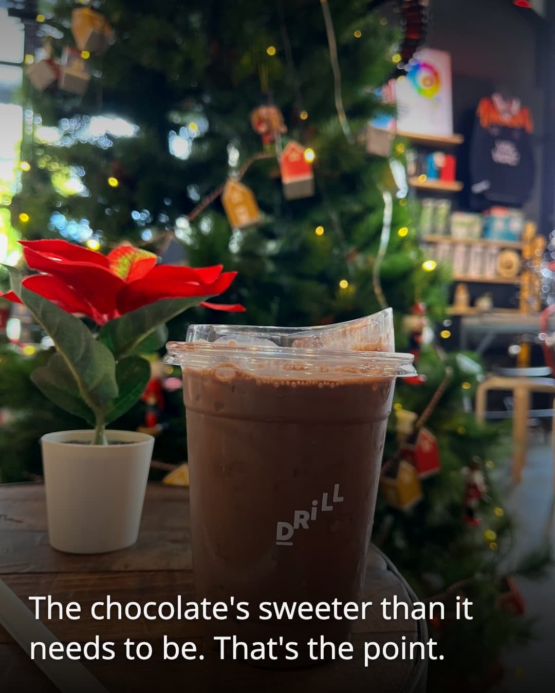 Drill cafe cold chocolate