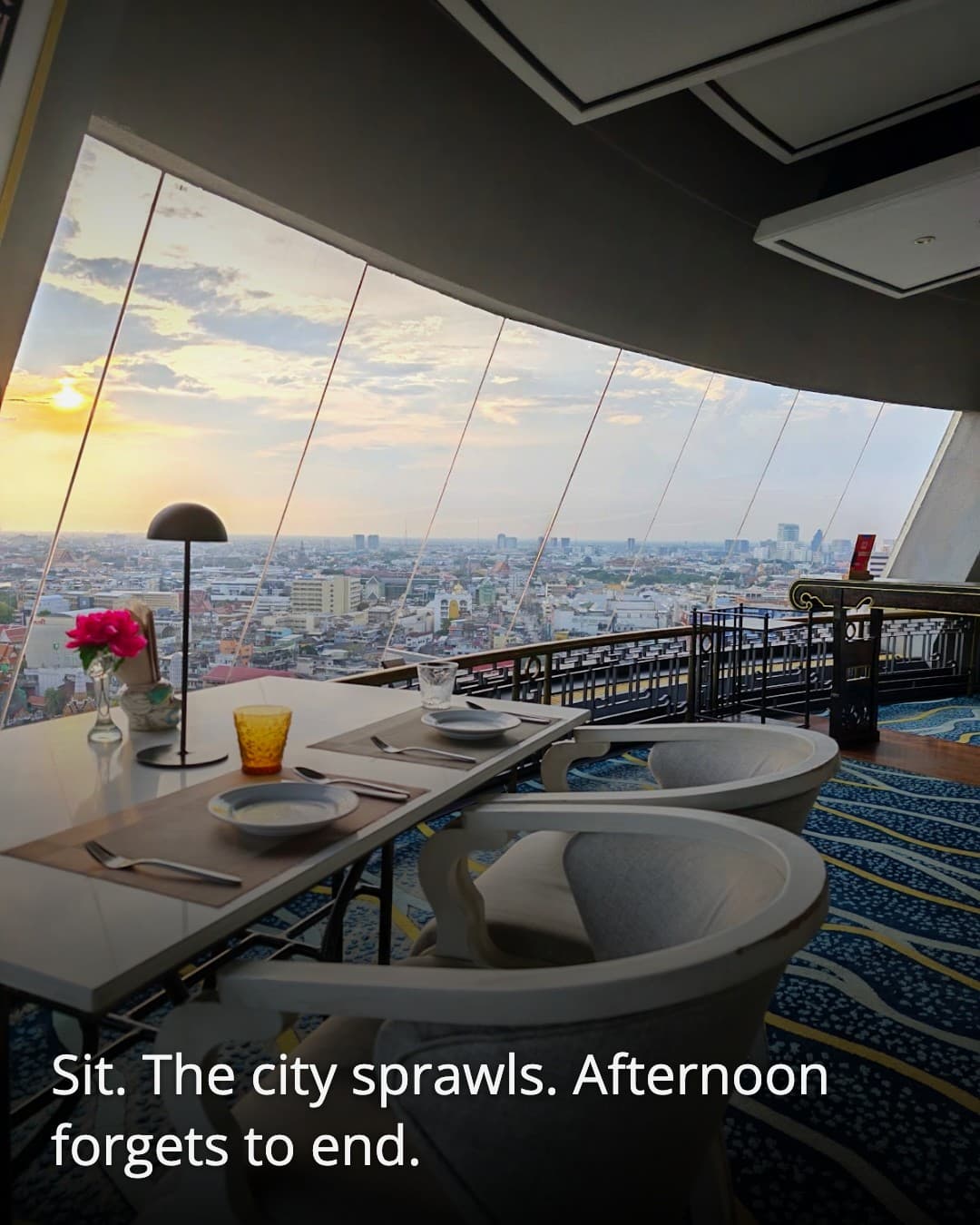 Sky View 360 dining chairs