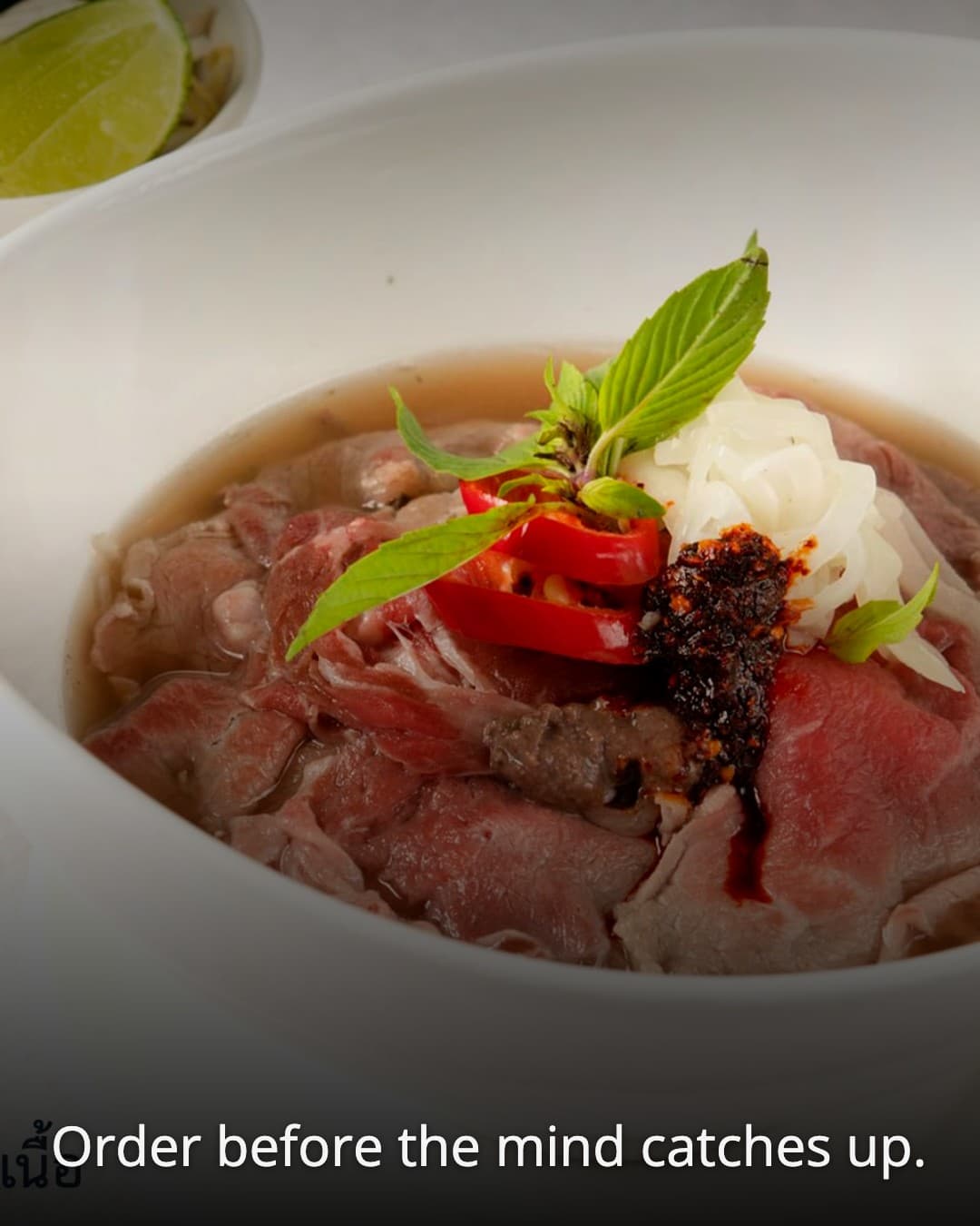 Met Cafe Bangkok beef noodle soup