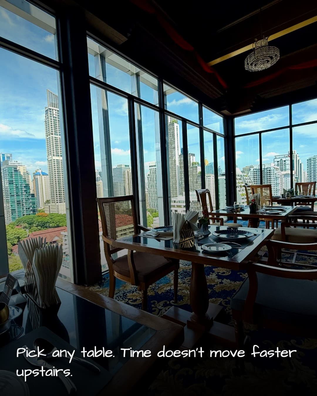 Bawarchi Rooftop Indian Restaurant dining room