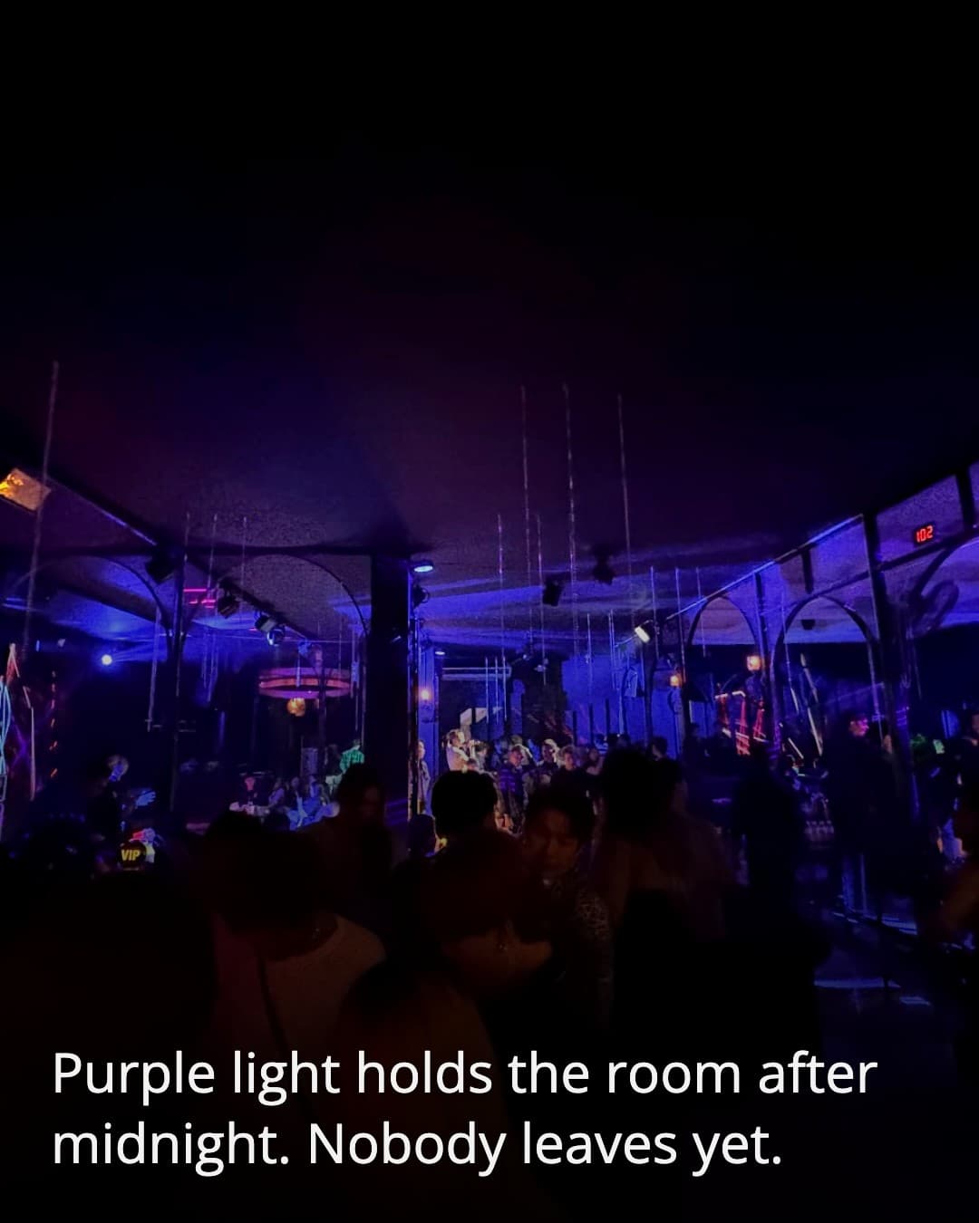 The Sold Ent Club & Restaurant purple lounge