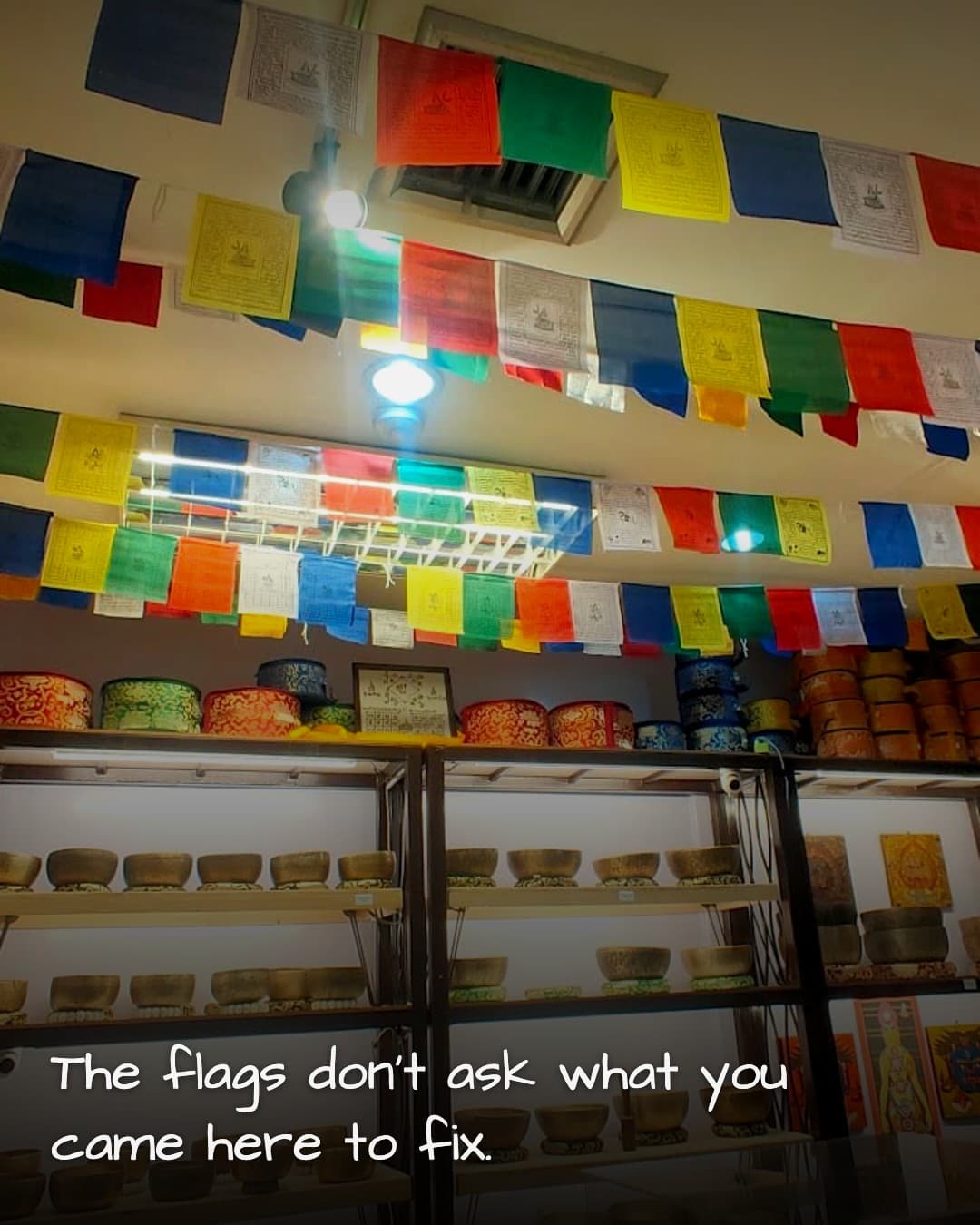 Meditation Sound Gallery prayer flags