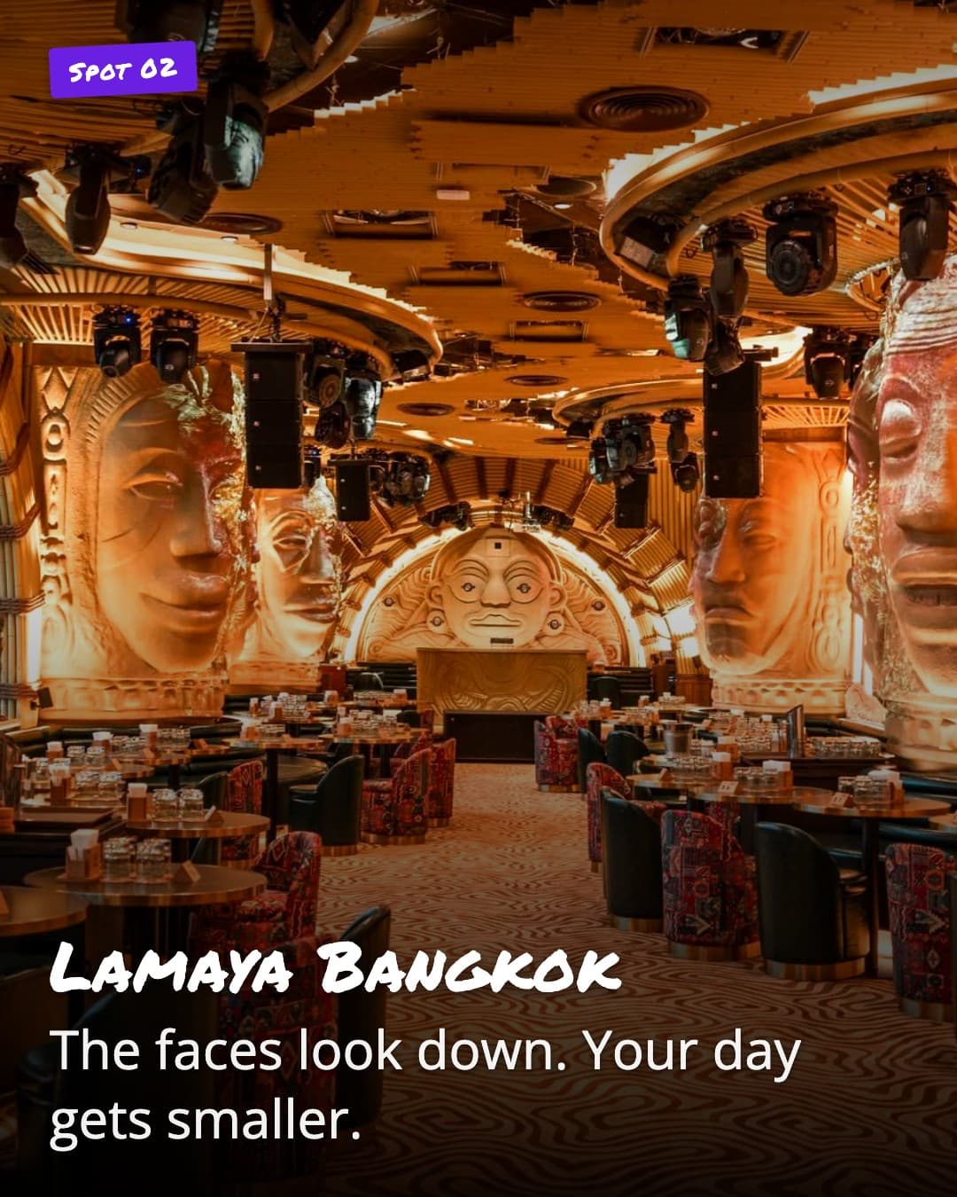 Lamaya Bangkok golden columns