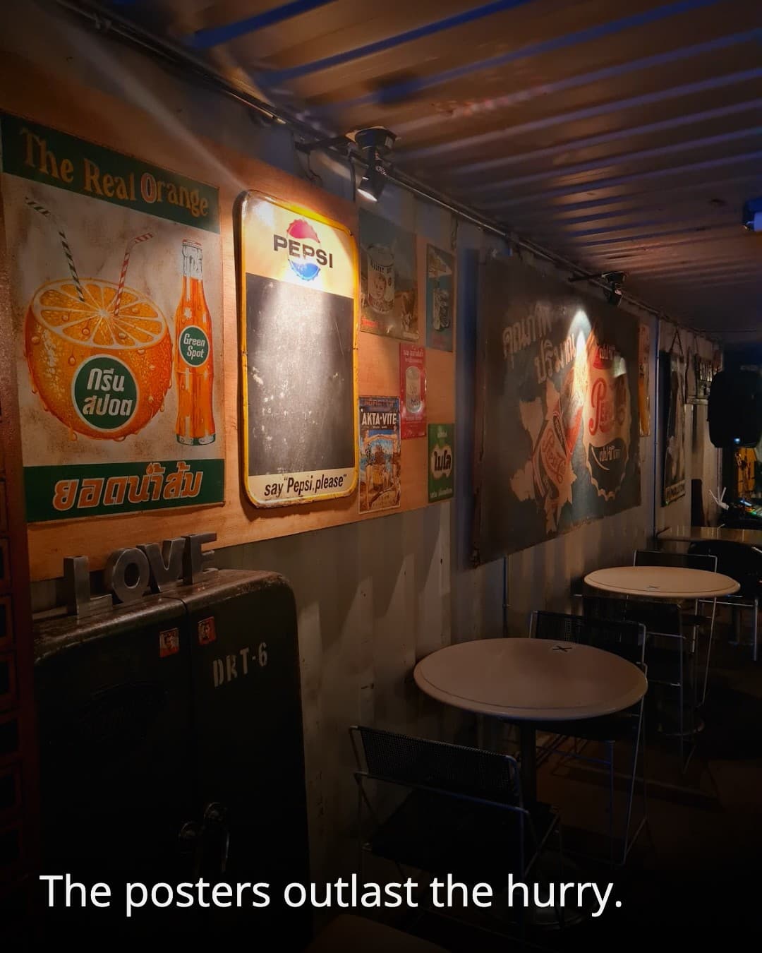 Jakkrawad Chill RestroBar vintage signs