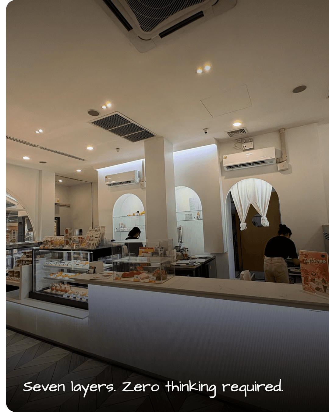 ChikaLicious Dessert Bar @ Ari rainbow cake slice